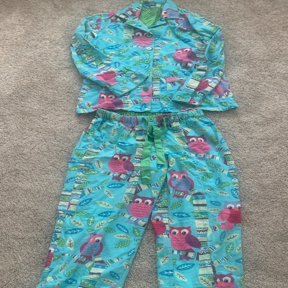 Nick & Nora Owl Pajamas - Size Small
